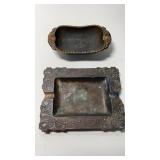 Copper & Bronze Vintage Ashtrays Ashtray