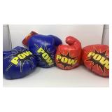 Action Sportz Boxing Gloves Blue & Red Set