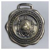 Seal of Atlantic City Vintage Watch Fob