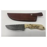 NEW Damascus Steel Handmade Deer Knife