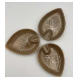 MCM Winfield Palm Ashtrays Ashtray Trio Stacking