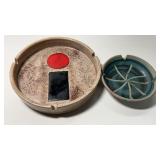 Midcentury Stoneware Ashtrays Ashtray Pottery