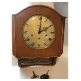 HECO VINTAGE PENDULUM WALL CLOCK Made in Germany,
