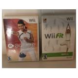 WII FIT DVD WII ACTIVE DVD, NOTE: DVDS ONLY NO