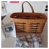 Longaberger Medium basket Unused 9x5x5