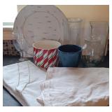 Round tablecloths Vases Planter Pots Decorative