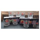 8 glasses Unused in Boxes  RCR Cristalletia