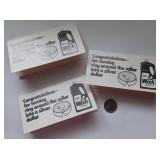 1979 Susan B Anthony coins Wisk advertising