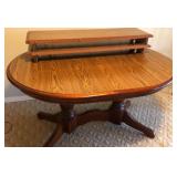 Extendable DINING ROOM TABLE WOOD WITH LAMINATE