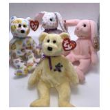 TY BEANIE BABIES Hoopity, Mother, Springfield and