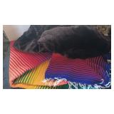 Mexican Blanket Plush blanket Both are oversized