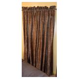 Curtains and Rods 2 sets (4 panels 2 rods)