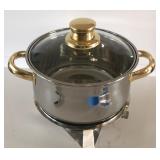 NEW Chafing 18/10 Stainless Steel with Gold