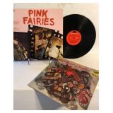 PINK FAIRIES LP SELF TITLED ALBUM AND WHAT A
