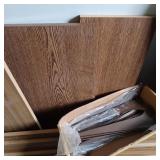 Wood shelves (12) Metal brackets (9) and racks (4)