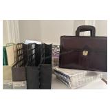 Leather Briefcase, 2 Reams of Legal Size Paper, 4