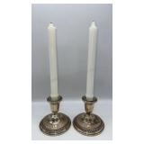 Pair Candle holder and candles
