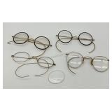 4 Vintage eyeglasses