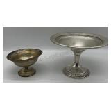 Sterling Weighted Dishes