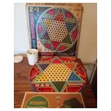 Ohio Art Co Chinese Checkers and Scrabble