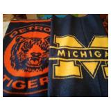 Detroit Tigers and Michigan Throws 54x44