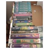 Disney/Assorted VHS Movies