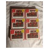 6 Boxes Miniature Red Glass Ornaments
