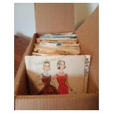 Box of Vintage Patterns