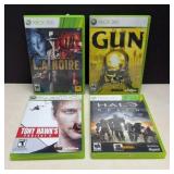 Xbox 360 tony Hawk, Gun, Halo & LA Noire
