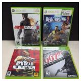 Xbox 360 RDR, Just Cause 2, Deadrising 2 & 007
