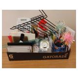 Box of Assorted Office Supplies