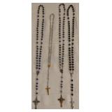 4 Beaded Rosaries