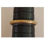Vintage 14kt Thin Band Ring size 6