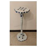 Painted Pedestal Plant Stand 26x9.5