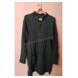 Ladies Aran Crafts Ireland Merino Wool Sweater