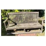 Outdoor Wooden Bench - Project Piece