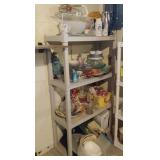 Basement Shelving Area Contents