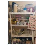 Basement Shelving Area Contents