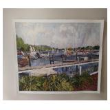 James Brandess Saugatuck, Mid August Signed Art