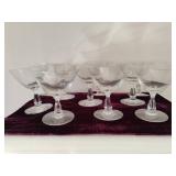 Vintage Fostoria Pine Etched Cocktail/Dessert