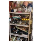 Basement Shelving Area Contents