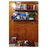 Basement Shelf/Area Contents-Vases, Candles,