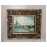 Framed Painting 4x16