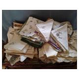 Box of Vintage Assorted Linens