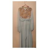 Vintage Chiffon and Beaded Bridesmaid Dress