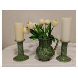 Lenox Summer Terrace Candle Holders w/Battery