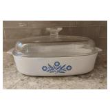 Vintage Corning Ware Blue Cornflower Casserole