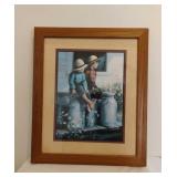 Framed Home Interiors  Art Print 20x17