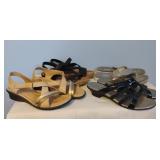 4 Pair Ladies Sandals Size 9
