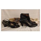 Ladies Leather Boots & Assorted Shoes Size 9/9.5